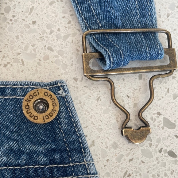 NWOT 🦋 Cotton Denim Overalls | Small - Picture 9 of 16